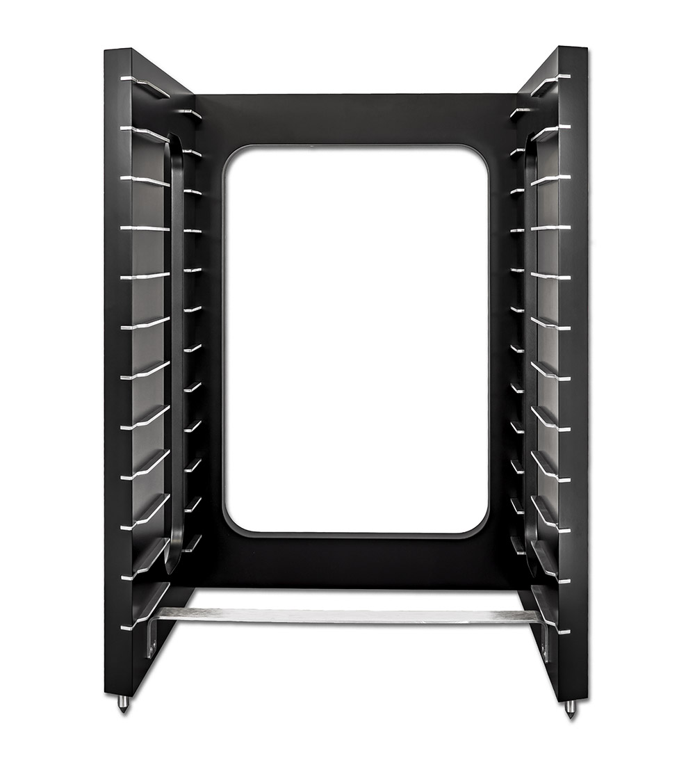 THIXAR HiFi rack Serenity Plus in black matt size M (rack frame without platforms)