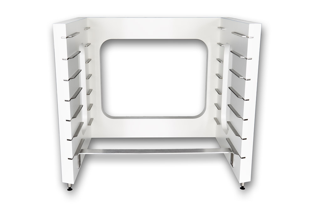 THIXAR HiFi rack Serenity Plus in black matt and size S (rack frame without platforms)